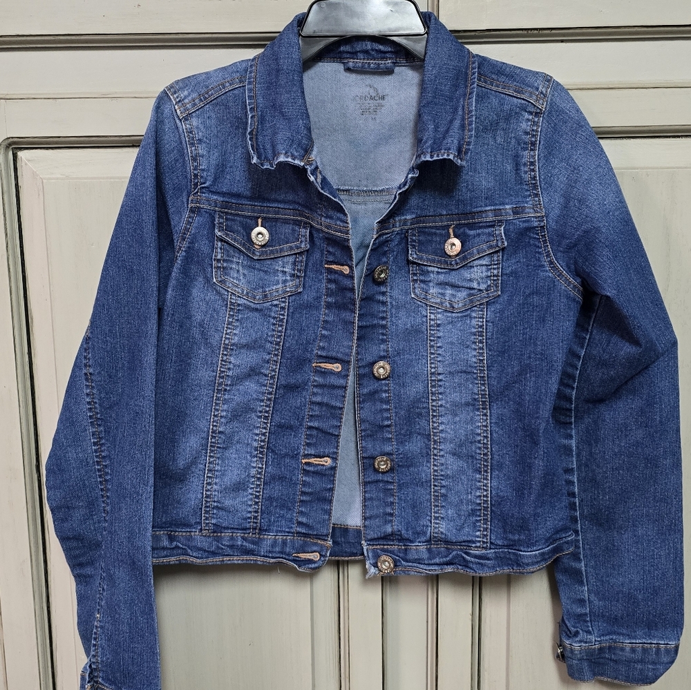 Jordache Denim Jacket with Button Details